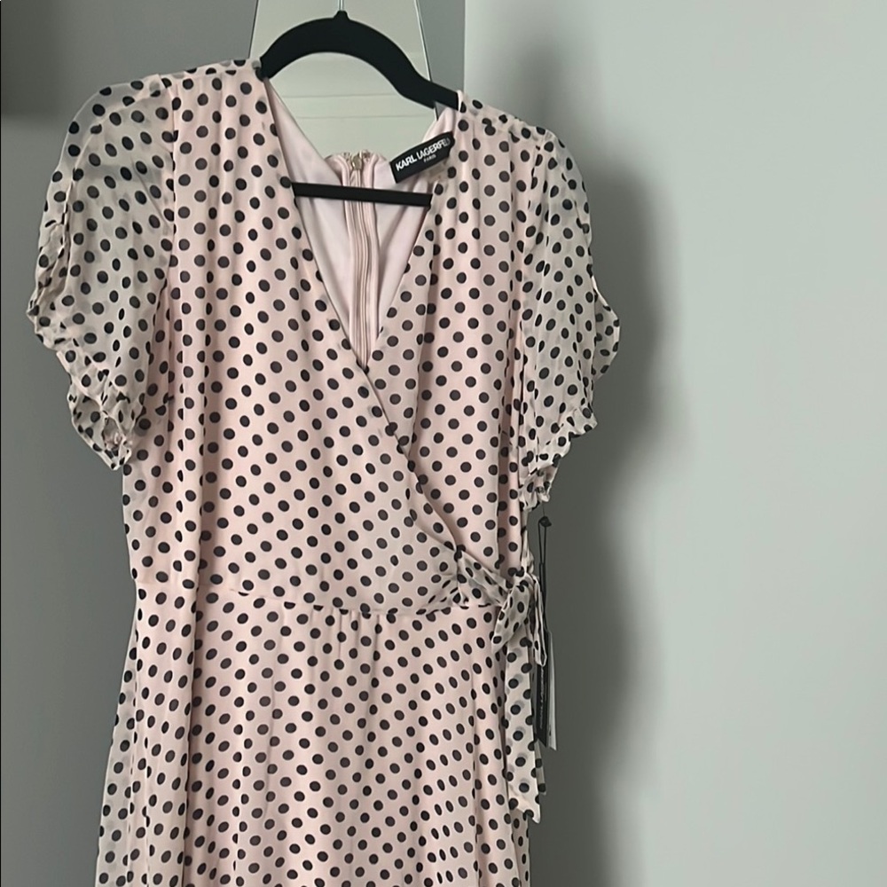 Polka Dot Wrap Dress - Picture 5 of 15